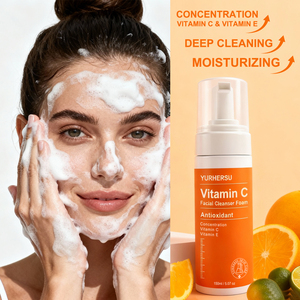 Limpiador <span class=keywords><strong>de</strong></span> <span class=keywords><strong>espuma</strong></span> antioxidante con <span class=keywords><strong>vitamina</strong></span> <span class=keywords><strong>C</strong></span> y E: lavado <span class=keywords><strong>facial</strong></span> brillante y antioxidante, para todo tipo <span class=keywords><strong>de</strong></span> piel, servicio OEM certificado GMP - Product Image 6
