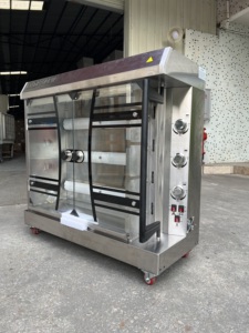 Asador de Pollos Automático Rotatorio de Acero Inoxidable para Restaurantes Comerciales, <span class=keywords><strong>Horno</strong></span> de Gas para Asar Pollos - Product Image 3