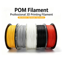Filament POM PRINTROO 175mm 1kg pour extrusion constante et stable, à faible tirage, anti-poussière, pour l'étanchéité et les engrenages de transmission de montres