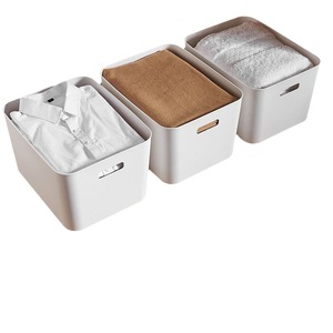 Clothing Organizer Plastic Storage <b>Bin</b> Rectangle Eco-Friendly For Closet Bathroom <b>Kitchen</b> Use - Product Image 3