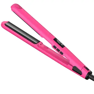 Ulelay Ready goods Ceramic Hair Straightening Flat Iron 1" Plates Professional Salon Model Hair Straightener Long-Lasting Finish