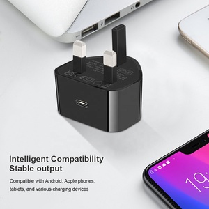 <span class=keywords><strong>Chargeur</strong></span> mural USB C HNT 20W GaN avec prise UK, adaptateur de charge rapide PD 3.0 pour <span class=keywords><strong>iPhone</strong></span> Pro Max iPad, certifié CE UKCA - Product Image 4