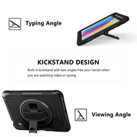 360 Derece Dönebilen Darbeye Dayanıklı Ağır Hizmet Tipi Sağlam Tablet Kılıfı iPad 11. Nesil 2025 A16 Kılıfı iPad 10. Nesil 10.9 inç Darbeye Karşı Koruyucu