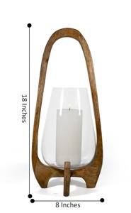 LINTERNA DE MADERA CON VIDRIO-Diwali Uso en interiores Venta caliente Precio de fábrica Nueva llegada - Product Image 3