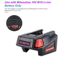 Adaptateur de batterie au lithium V18 pour Milwaukee, connecteur pratique pour outils M18V NI-CD, OEM