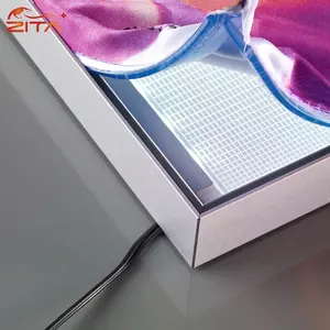 1000*700mm fixé au Mur d'affichage de tissu de tension pour éclairée toile boîte à lumière