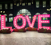 Lettres de signalisation LED 3D - Signalisation commerciale personnalisée en acier inoxydable pour restaurants, bureaux, bâtiments - Options multicolores - Garantie de 2 ans