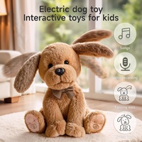 Jouets en peluche musicaux Tumama pour enfants, chiots électriques mignons, poupées musicales qui bougent, oreilles qui battent, chien en peluche pour bébé, jouet en peluche pour enfant