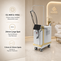 Altolumen CM01D 755nm+1064nm Laser à double longueur d'onde Alex+NdYAG pour l'épilation et le rajeunissement cutané, médical CE 510K, laser vertical