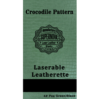 Pulsen Bulk Office Gift Crocodile Texture Laserable Similicuir pour portefeuille, porte-badge et boîte à bijoux Logo d'entreprise personnalisé