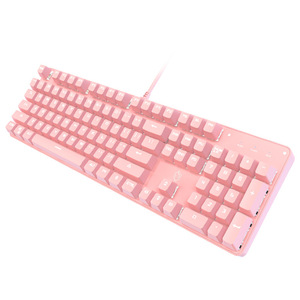 Teclado mecánico Hjk901 con interruptor azul, teclas redondas, teclado para juegos con cable para computadora de escritorio - Product Image 4