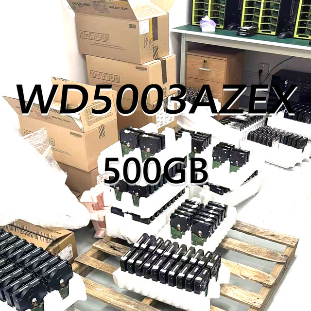 WD5003AZEX Hard Drive 500GB HDD SATA 7200RPM Enterprise Computer Accessories CCTV NAS CMR Server Desktop Laptop