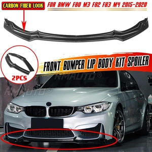 F80ชุดกันชนหน้ารถยนต์, สปอยเลอร์สำหรับ M3 F80รถสปอยเลอร์ M4 F83 2015-2020 CS สไตล์กันชนคางตัวแยกที่กระจายขอบ - Product Image 1