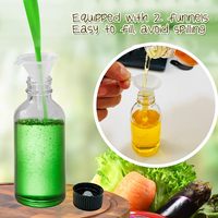 Bouteille en verre transparente miniature de 60 ml avec logo personnalisé pour liqueur, shots de gingembre, potions, jus, huiles essentielles, échantillons de whisky, 2 oz