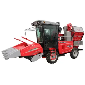 Specially customized strong and durable corn harvester 4 row corn harvester price