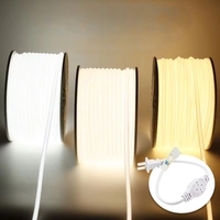 Bande LED 3000K/4000K/6500K pour grossistes, 10M/Rouleau, 8MM FPCB, 120 LED, 24V, IP20, SMD2835
