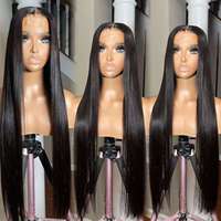 Wig Rambut Asli Vietnam 13X6 HD Lace Frontal Body Wave 250% Density Curly 100% Human Hair Glueless Front Wigs untuk Wanita Kulit Hitam
