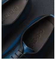 Nouvelles Chaussures Habillées d'Affaires Printemps-Été-Automne pour Hommes, à Lacets, Imperméables, Respirantes, à Bout Carré, Rehaussantes, Haut de Gamme