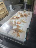 Revêtement mural PVC effet marbre brillant 5D de luxe pour la décoration intérieure, imperméable, anti-UV, taille et épaisseur sur mesure, 3 mm d'épaisseur.