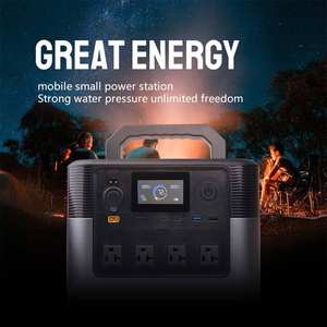 Batterie externe d'urgence 1200W, <span class=keywords><strong>allpowers</strong></span>, camping, station d'alimentation portable, panneau solaire pur sin, batterie externe mobile - Product Image 6