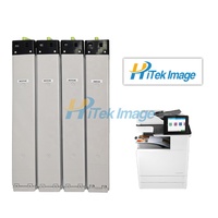 Tóner Compatible HITEK para HP W9100MC W9101MC W9102MC W9103MC W9100 W9101 W9102 W9103 Managed E77428 E77422 MFP con Chip