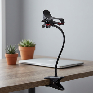 Soporte Flexible para Teléfono con Brazo Largo Tipo Cuello de Cisne, Material ABS, Compatible con Teléfonos de 3.5-6.5 Pulgadas, con Clip para Cama o Escritorio, Venta al Por Mayor - Product Image 3