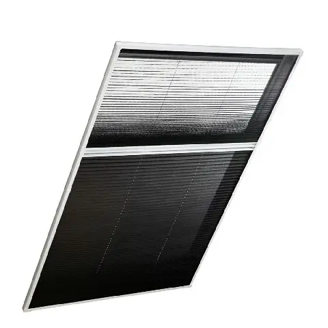 Diy Blackout und Dual Screen Oberlicht Plissee Bildschirm Dach Fenster Plisse Insekten schutz Fenster