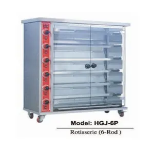 Commercial Professional Vertical Rotisserie Roasting Stick Commercial Chicken Rotisserie 24-30 pcs Chicken Oven