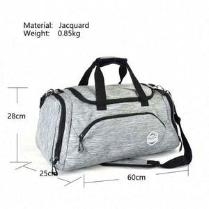 Bolsa de Viaje Deportiva para Exteriores con Compartimento Independiente para Zapatos, Separación de Seco y Húmedo, Bolsas de Gimnasio - Product Image 3