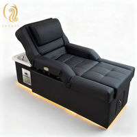 Table de massage moderne Chuque pour salon de beauté, lit pour extensions de cils, ensemble complet de mobilier, lit de lavage des cheveux