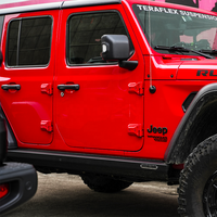 Marchepieds électriques M-TEN alimentés accessoires de pare-chocs tout-terrain pour Jeep Wrangler JL 4 portes en acier curseur latéral 1 ensemble