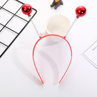 Accessoires de costume d'extraterrestre, mini boule disco, bandeau extraterrestre martien pour les fêtes à thème de Noël et d'Halloween