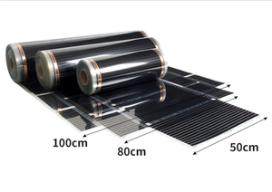 Film chauffant au carbone pour appartement, film chauffant au carbone infrarouge lointain en graphène pour planchers stratifiés en <span class=keywords><strong>bois</strong></span> - Product Image 2
