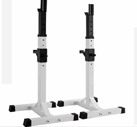 Rack de musculation commercial pliable en acier moderne pour presse à banc et squats