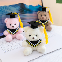 Cadeau de remise de diplôme - Pendentif Ours Docteur, Petit ours en peluche pour la remise de diplôme, Porte-clés pour sac à dos, Cadeau commémoratif de remise de diplôme