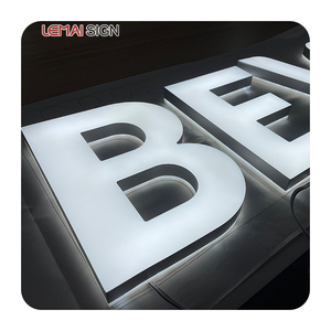 Tùy Chỉnh 3D Mini Acrylic Bảng Chữ Cái Sáng Nhỏ Nhựa Chữ - Product Image 2