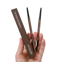 Quantité minimale de commande bas Logo personnalisé OEM beauté brillant à lèvres rouge à lèvres eye-liner fard à paupières colle cosmétiques papier carte boîtes d'emballage avec autocollant