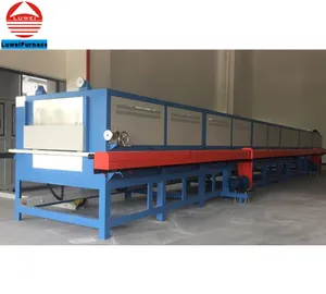 Ceramic Roller Kiln 1400C Chinese Porcelain Ceramic Fire Continuous Tunnel Roller Kiln