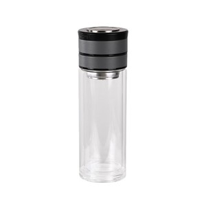 High Borosilicate Glass Cup With Filter Large Capacity Travel Tea Water Separator Car Office Use - Product Image 3