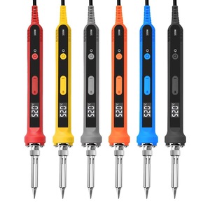 Fer à souder numérique transfrontalier à poignée crayon, réglable en température (60-100W), 100V-240V AC, contrôle 180-520°C, pour réparation domestique - Product Image 2