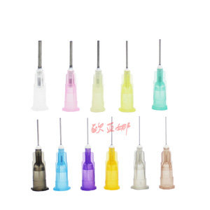 Agujas dispensadoras tipo tornillo Lamb 14G 27G con puntas roscadas para aplicación de precisión - Product Image 1