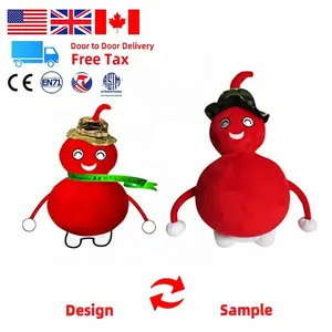 Custom Oem Christmas 3d Plush Toy