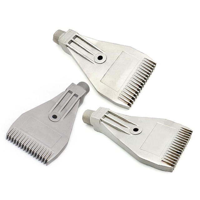 SS304 1/4" 727 Air Curtain Wind Jet Spray Nozzle, Stainless Steel Strong Blowing Force Air Nozzle, Industrial Washing Nozzle