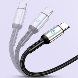 Venta caliente de fábrica de nylon trenzado de aleación de aluminio Original Usb a tipo C Cables de datos de carga rápida para teléfono móvil Samsung Galaxy - Product Image 3