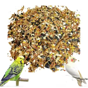 ミールワームと小型オウム鳥食品卸売高タンパク質オウム混合食品専門