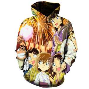 Felpa con Cappuccio Personalizzata Anti-Piega in Poliestere con Stampa 3D dei Sette Peccati Capitali per Uomo/Donna - Product Image 5