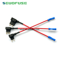 Porte-fusible Micro Standard Lowpro Mini avec adaptateur de fusible à lame pour voiture 1A-40A, fourni directement par l'usine
