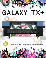 Imprimante numérique textile à sublimation jet d'encre double face Galaxy 2.1M 1.8m UD21R8XT+ pour vêtements avec 8 têtes d'impression I3200 A1