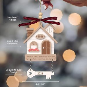 Nuevo Adorno para el Hogar 2026 - Regalos de Inauguración para el Primer Hogar, Regalo de Bienvenida para Parejas Propietarias de Casas Nuevas, Ideas - Product Image 2