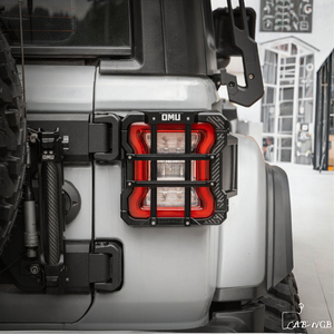 Lantsun OMU016 Copertura Fanale Posteriore in Alluminio e Magnesio per <span class=keywords><strong>Wrangler</strong></span> JL 2018+ 4XE Edizione EURO con Facile Installazione - Product Image 3